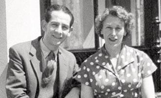 Sidney and Margery De Haan outside the Rhodesia Hotel